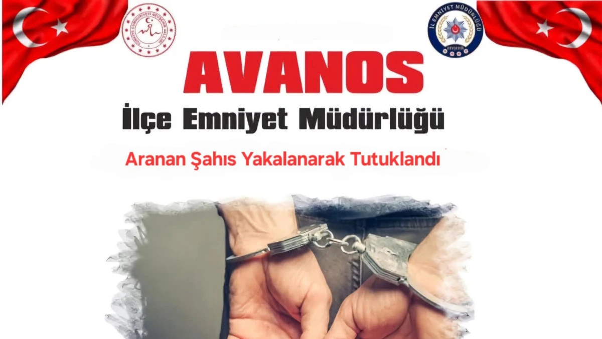 6 Yıl Firari Olan 5 Ayrı Suçtan Aranan Şahıs Avanos’ta Yakalandı