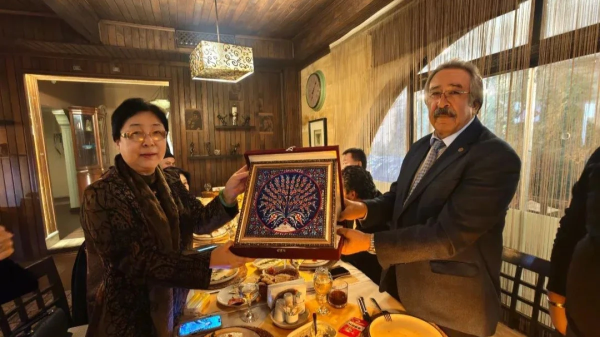Avanos, &Ccedil;in Anhui Valiliği Heyetini Ağırladı