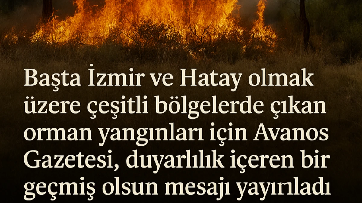 Avanos Gazetesi Yönetimi’nden Geçmiş Olsun Mesajı