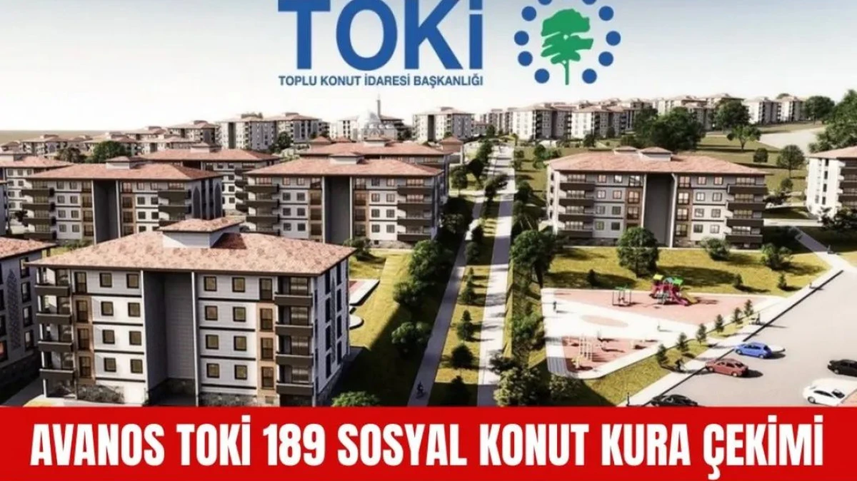 Avanos TOKİ 189 Sosyal Konut İ&ccedil;in Kura 31 Ocak&rsquo;ta &Ccedil;ekilecek
