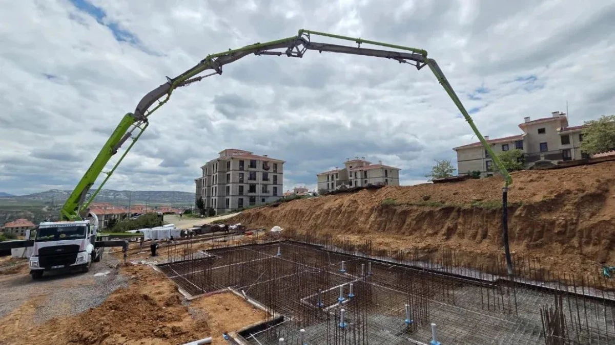 Avanos TOKİ 2. Etap 109 Konut Projesinde Temel Atıldı