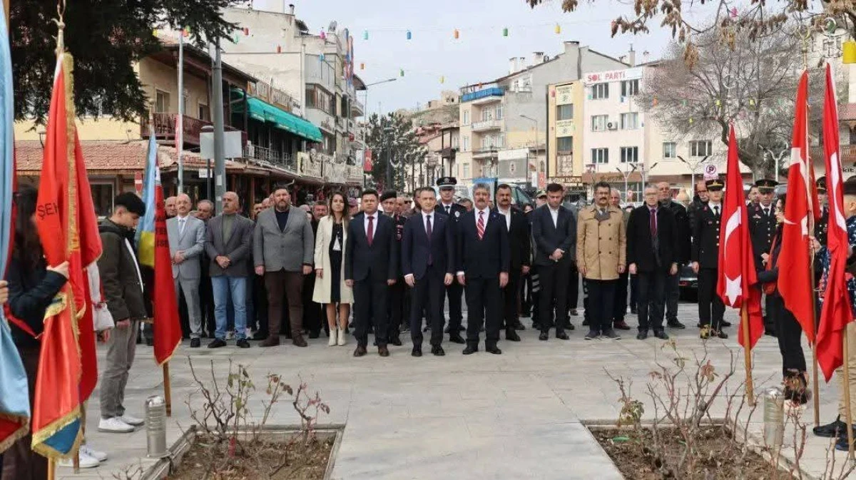 Avanos&rsquo;ta 18 Mart Şehitleri İ&ccedil;in &Ccedil;elenk Sunma T&ouml;reni D&uuml;zenlendi