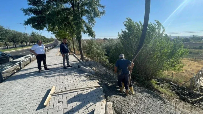Avanos'ta Kaldırım ve Yürüyüş Yollarında Konfor Artıyor