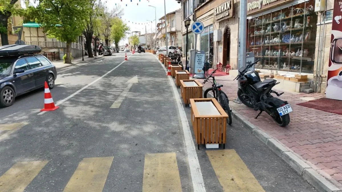 Avanos&rsquo;ta Trafiğe Yeşil Dokunuş