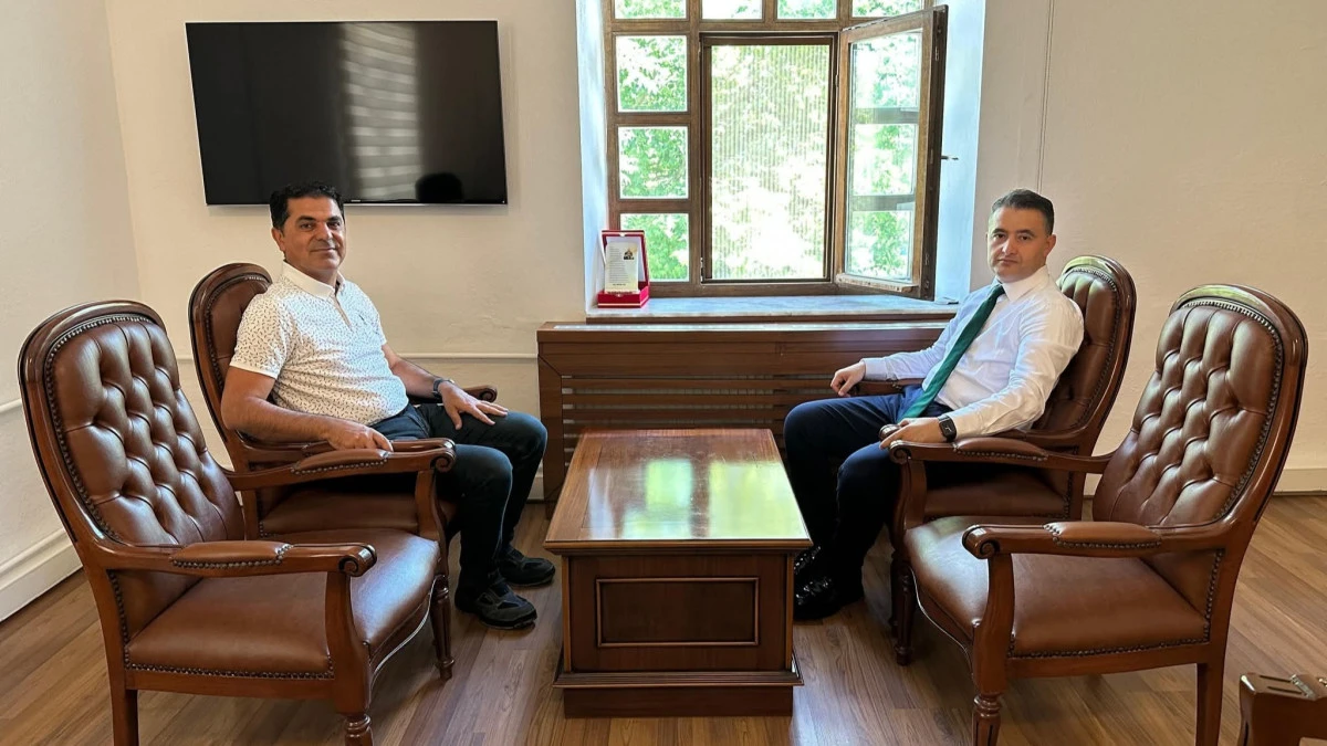 DSİ Kayseri Bölge Müdürü Rahmi Şahin'den Kaymakam Osman Bilici’ye Ziyaret