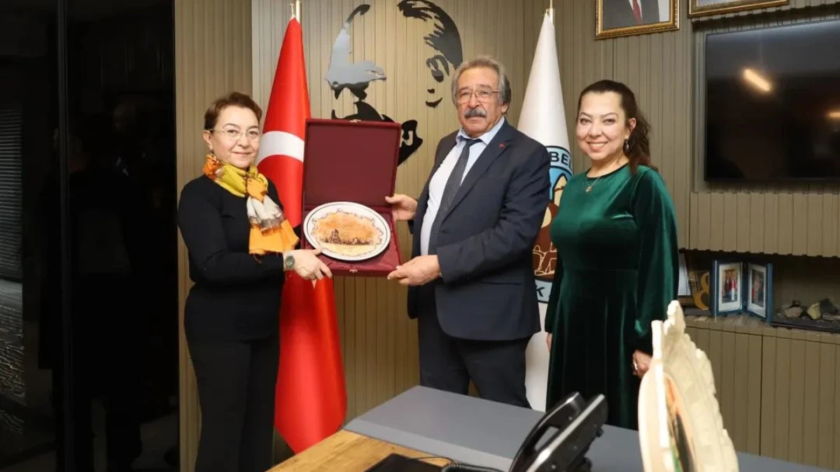 G&uuml;ray M&uuml;ze İşletmecilerinden Avanos Belediye Başkanlığına Ziyaret