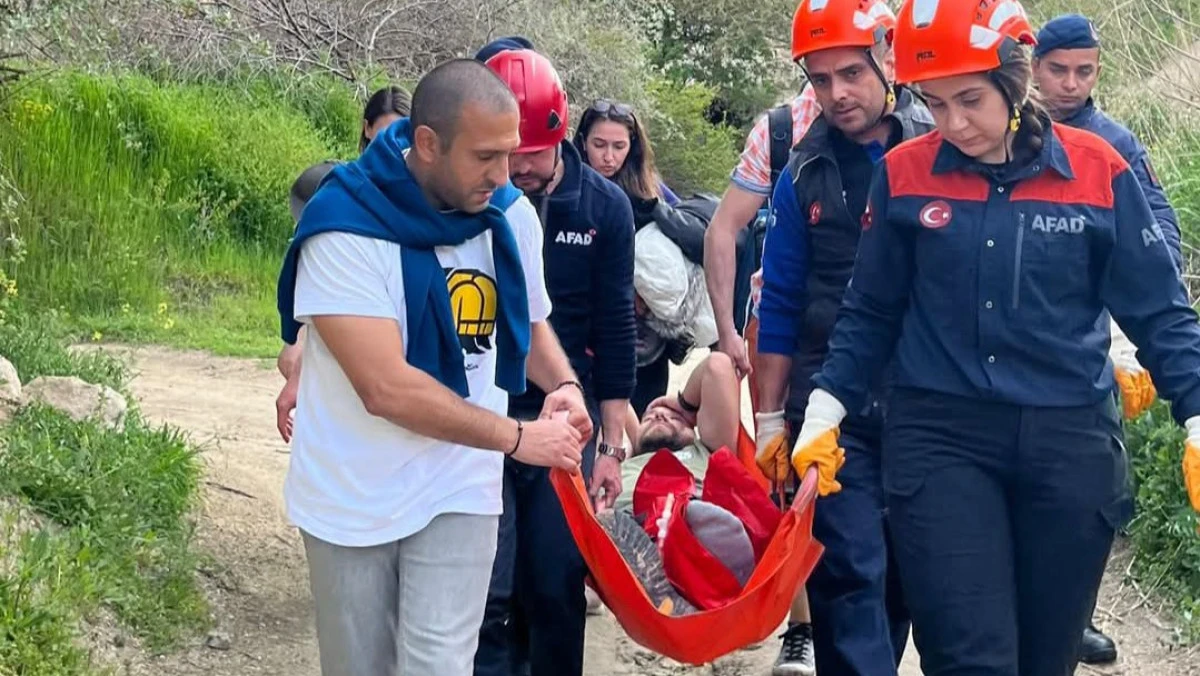 Güvercinlik Vadisi’nde Yaralanan Turist AFAD ve Ekiplerin Müdahalesiyle Kurtarıldı