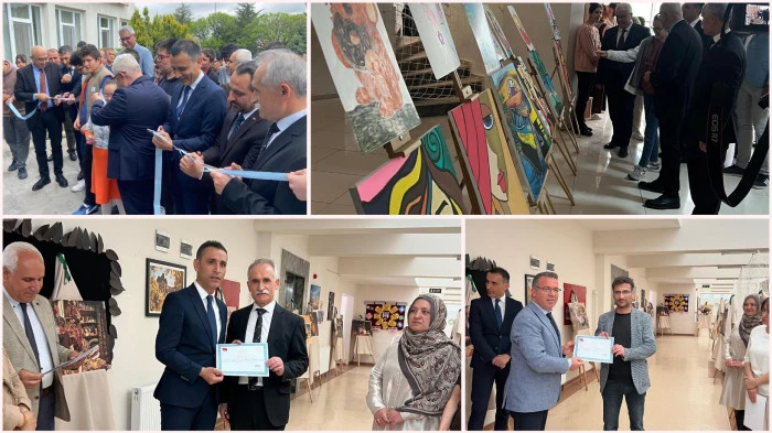H. Rasim Uzer Özel Eğitim Meslek Okulu’ndan Anlamlı Karma Sergi