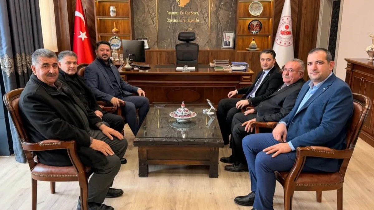 Milletvekili Emre &Ccedil;alışkan&rsquo;dan Kaymakam Bilici&rsquo;ye Ziyaret