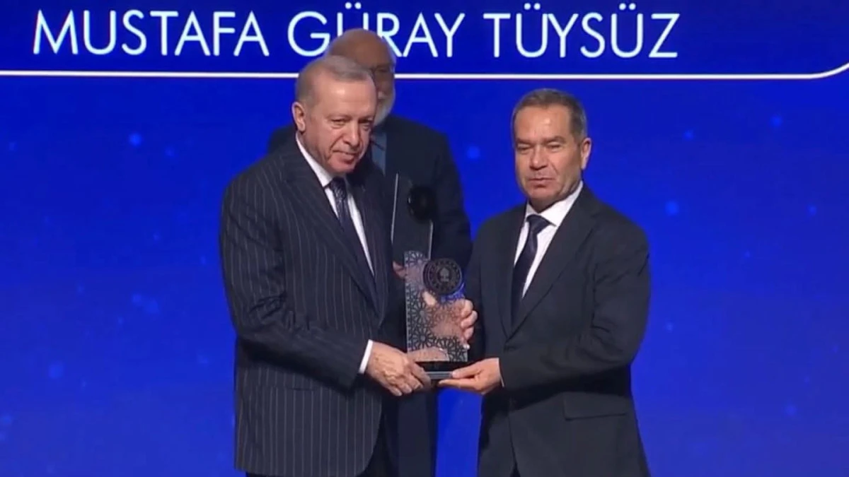 Mustafa G&uuml;ray T&uuml;ys&uuml;z&rsquo;e &ldquo;Yaşayan Miras M&uuml;zesi&rdquo; &Ouml;zel &Ouml;d&uuml;l&uuml;