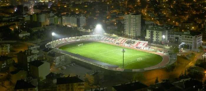 Nevşehir Gazi Stadı’nın İlk Işıkları Yandı