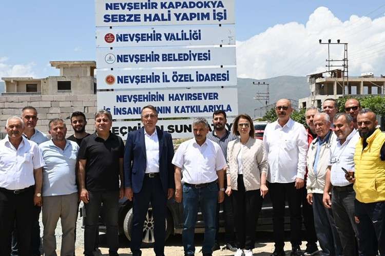 Nevşehir Hatay’a Sebze Hali Yaptırıyor