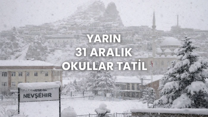 Nevşehir&rsquo;de Eğitime Kar Engeli: Okullar 1 G&uuml;n Tatil