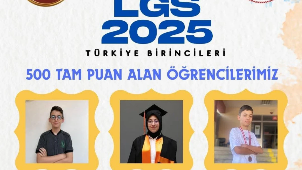 Nevşehirli Üç Öğrenci LGS’de Türkiye Birincisi Oldu