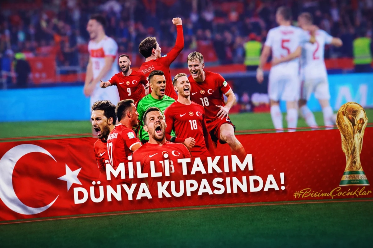 T&uuml;rkiye D&uuml;nya Kupası&rsquo;na Gidiyor Sevin&ccedil; Sokaklara Taştı