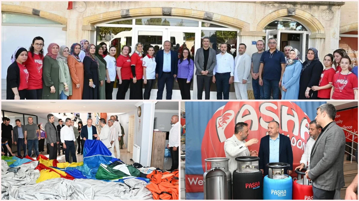 Vali Fidan, Yerli Balon Üretim Tesisi Pasha Balloons’u Ziyaret Etti