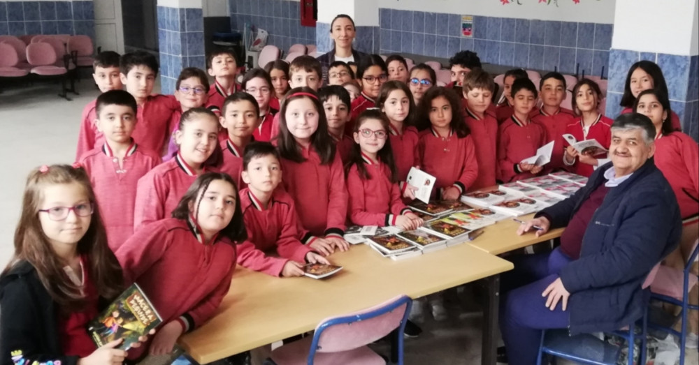 Yazar Aytekin 75. Yıl İlkokulu’nda Öğrencılerle Buluştu